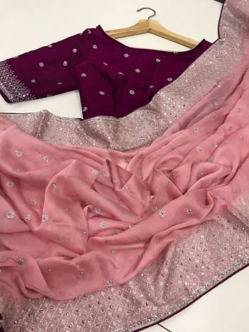 KF Vol 4 By Sagar Impex Designer Partywear Saree Collection